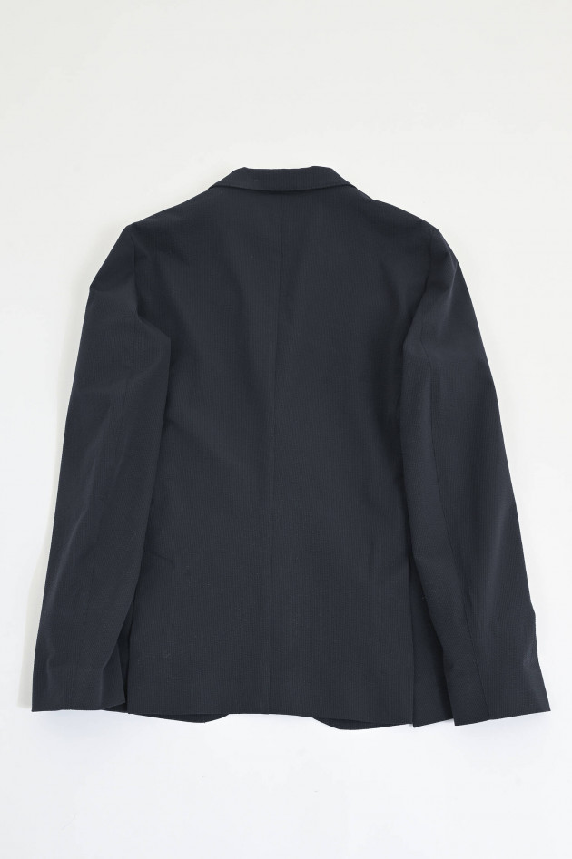 Herno Seersucker Sakko in Navy