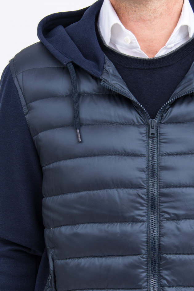 Herno Ultraleichte Jacke mit Daunenfront in Navy