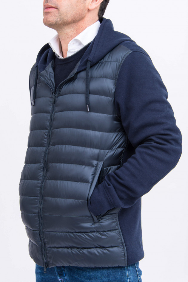 Herno Ultraleichte Jacke mit Daunenfront in Navy