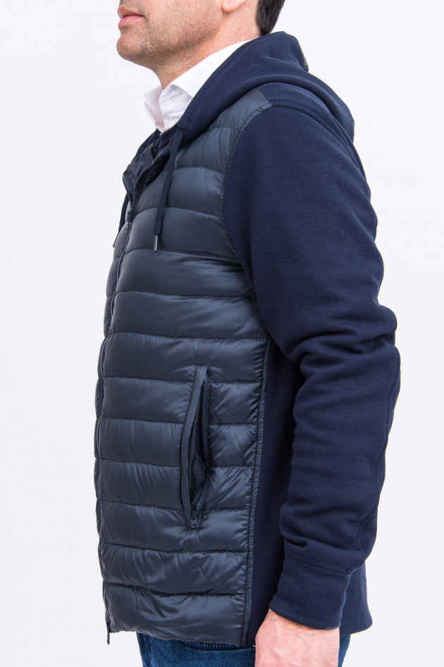 Herno Ultraleichte Jacke mit Daunenfront in Navy