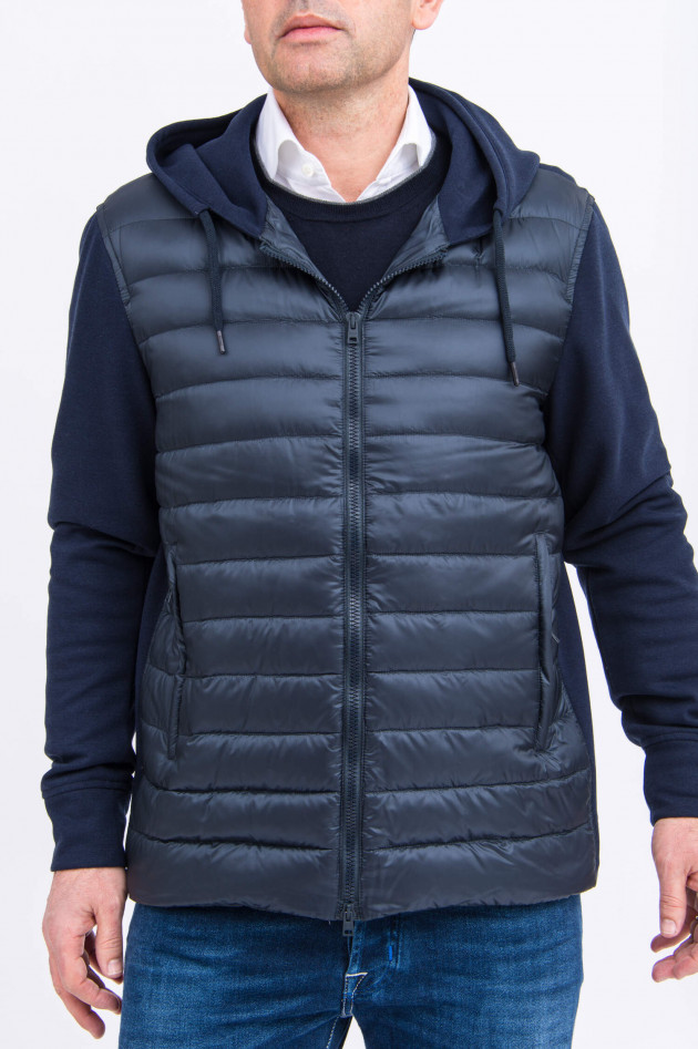 Herno Ultraleichte Jacke mit Daunenfront in Navy