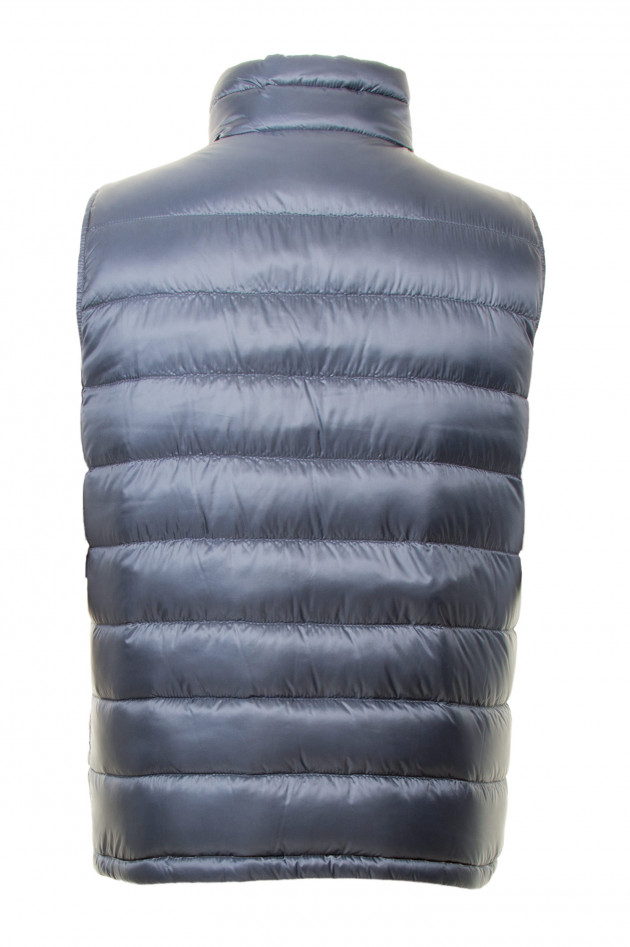 Herno Daunen - Wendegilet in Blau/Beige