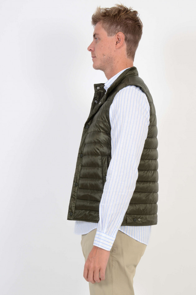 Herno Leichtdaunengilet in Oliv