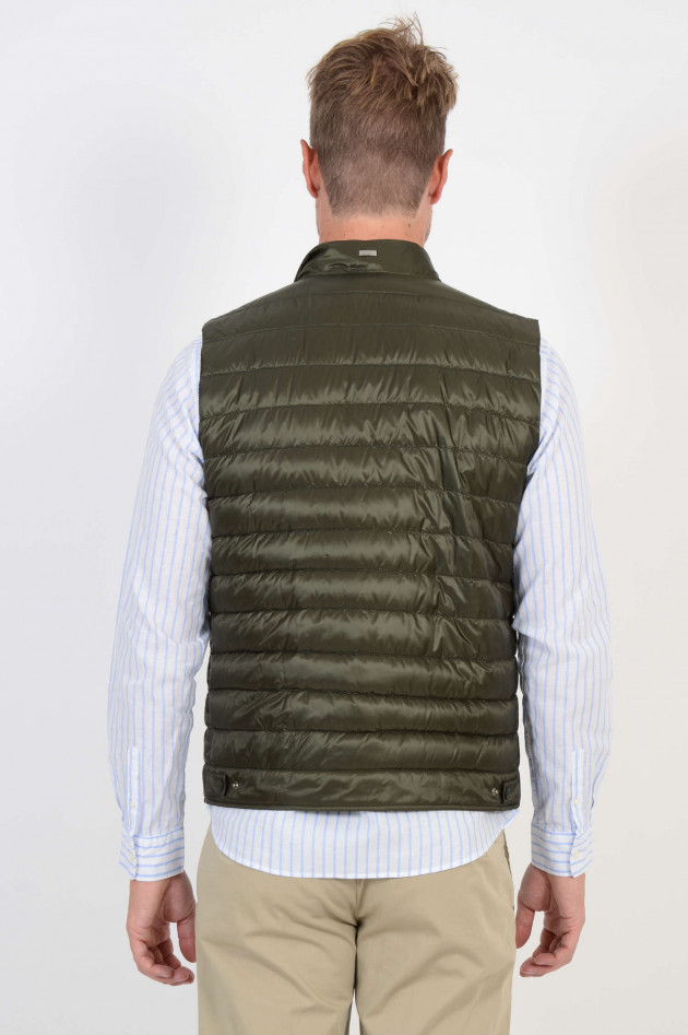 Herno Leichtdaunengilet in Oliv