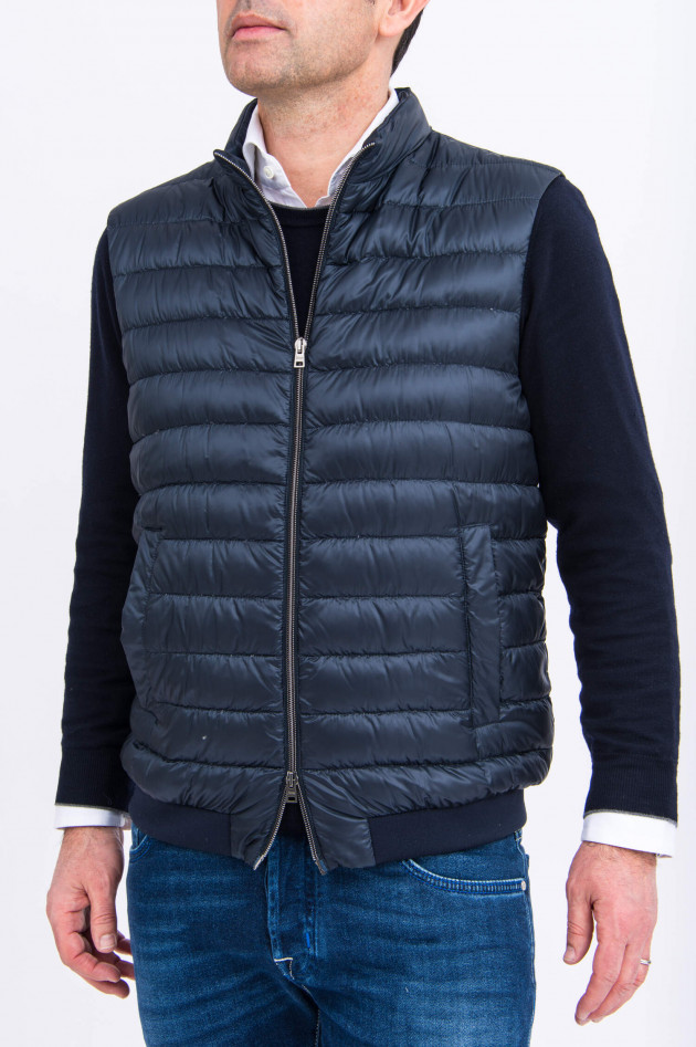 Herno Daunen-Gilet in Navy