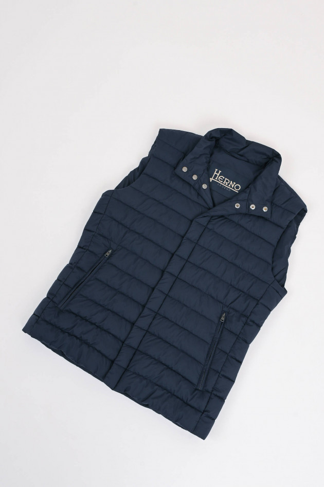 Herno Klassisches Gilet in Navy