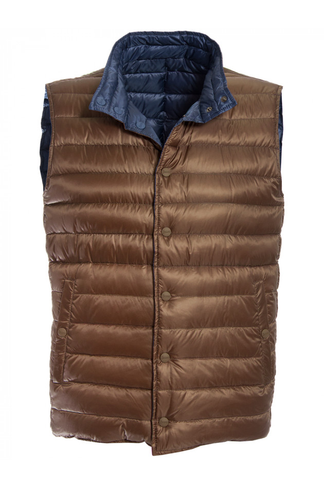 Wendegilet Blau/Braun