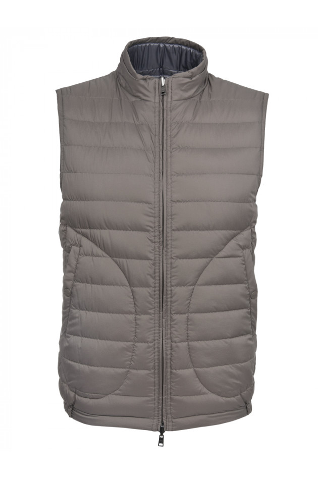 Herno Wendeweste in Blau/Taupe