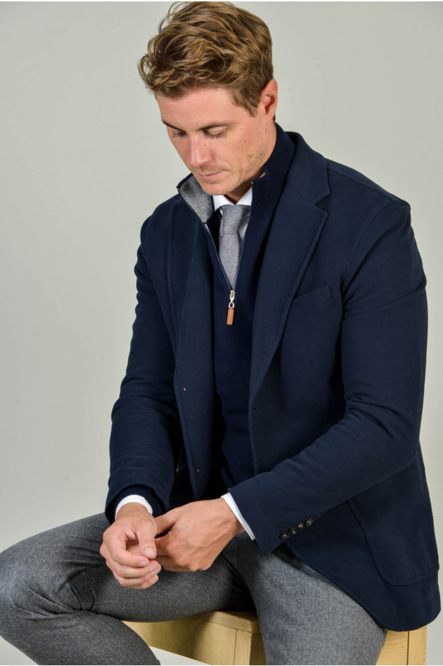 1868 Zipp - Pullover in Navy