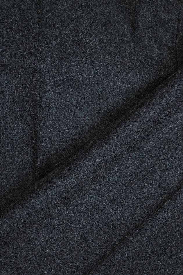 Hiltl Flanellhose PIACENZA in Dunkelgrau meliert