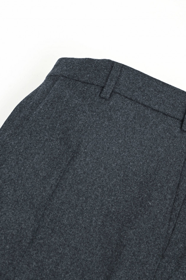 Hiltl Flanellhose PIACENZA in Dunkelgrau meliert