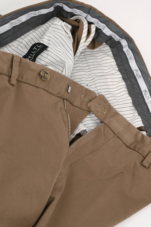 Hiltl Baumwollhose TILO in Taupe