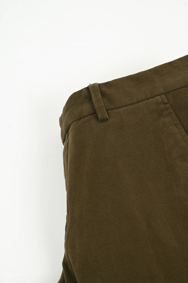 Hiltl Hose TRENTO mit Elastikbund in Oliv