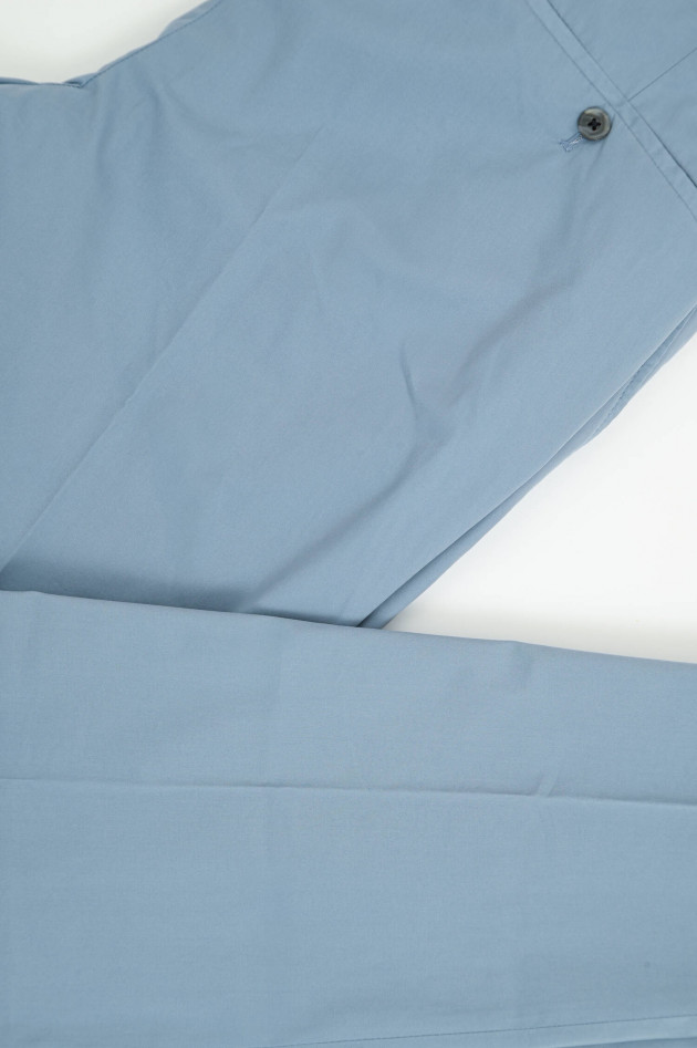 Hiltl Hose aus Baumwoll-Mix in Hellblau