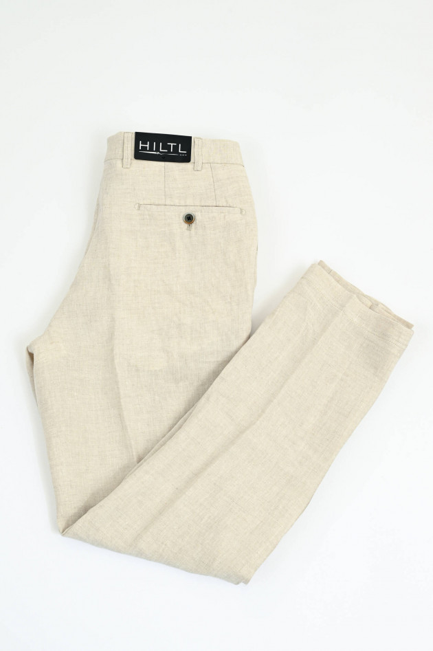 Hiltl  Hose PARMA aus Leinen in Sand