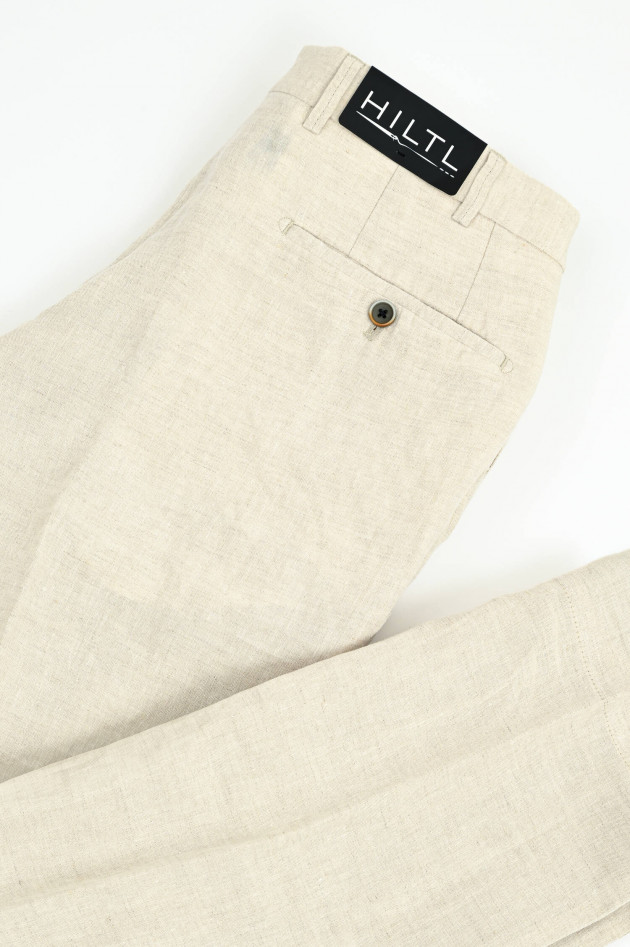 Hiltl  Hose PARMA aus Leinen in Sand