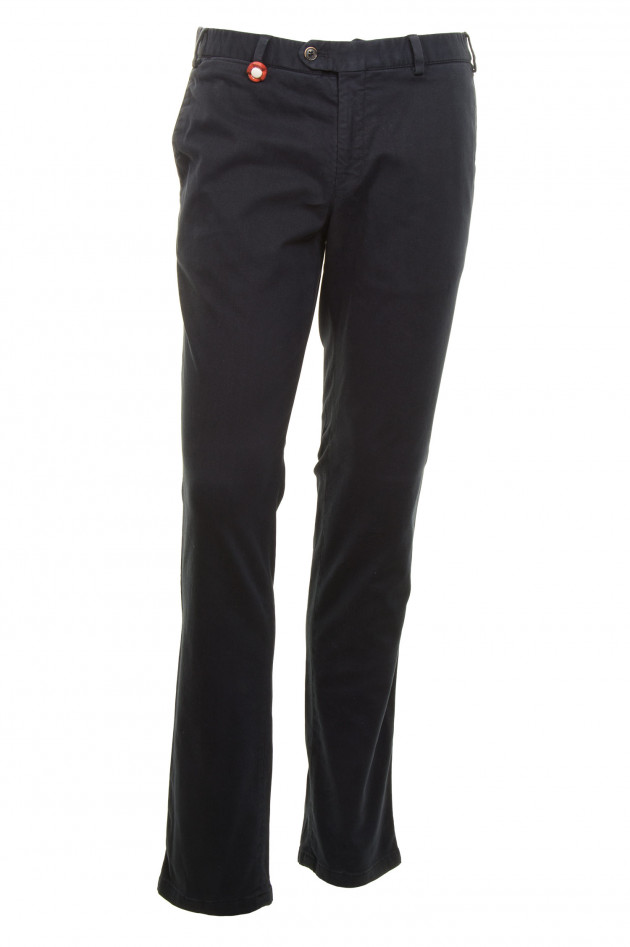 Hiltl Hose mit Brosche in Navy