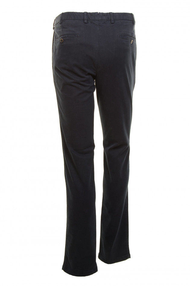 Hiltl Hose mit Brosche in Navy