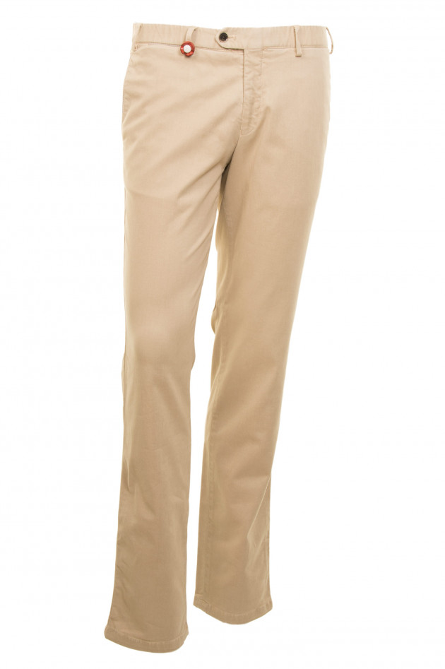 Hiltl Hose mit Brosche in Beige