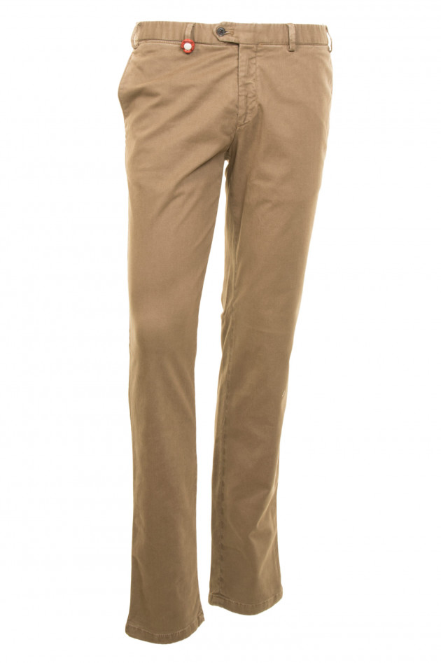 Hiltl Hose mit Brosche in Khaki