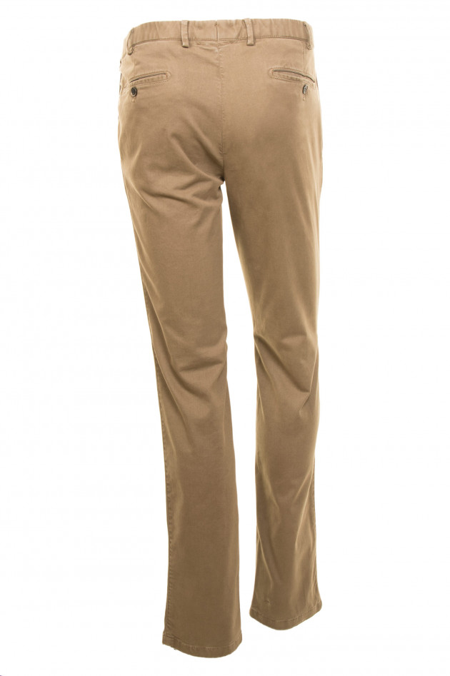 Hiltl Hose mit Brosche in Khaki