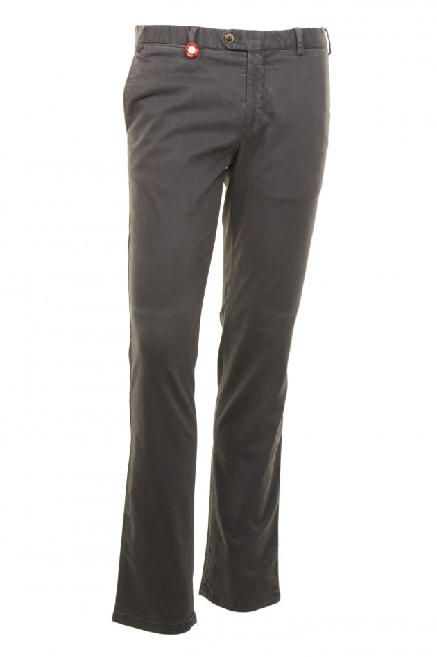 Hiltl Hose mit Brosche in Dunkelgrau