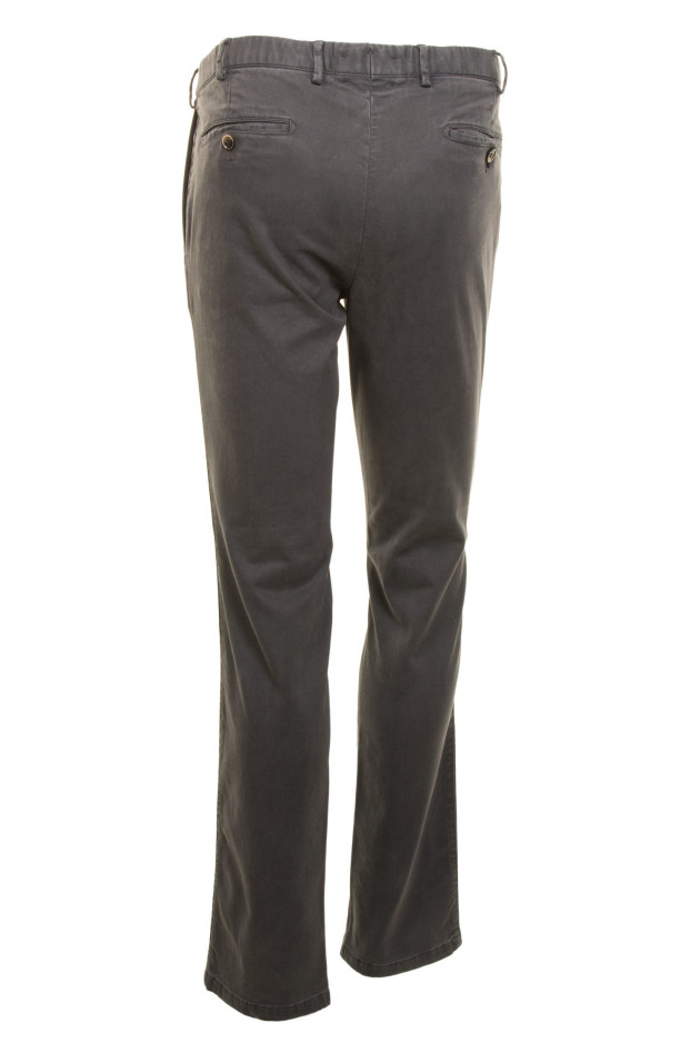 Hiltl Hose mit Brosche in Dunkelgrau