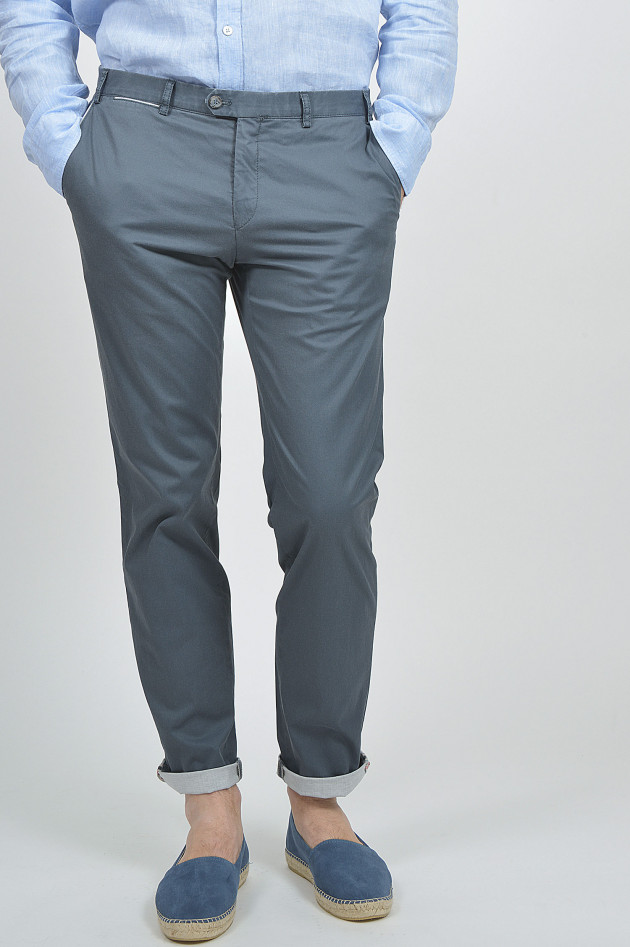 Hiltl Hose Softstretch in Blau