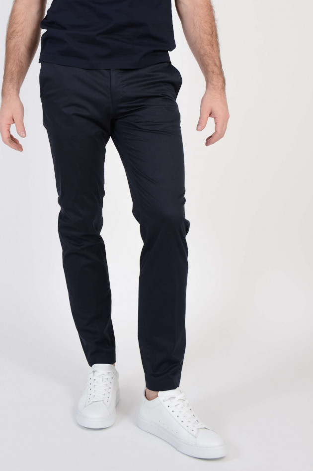 Hiltl Hose Slim Fit in Dunkelblau