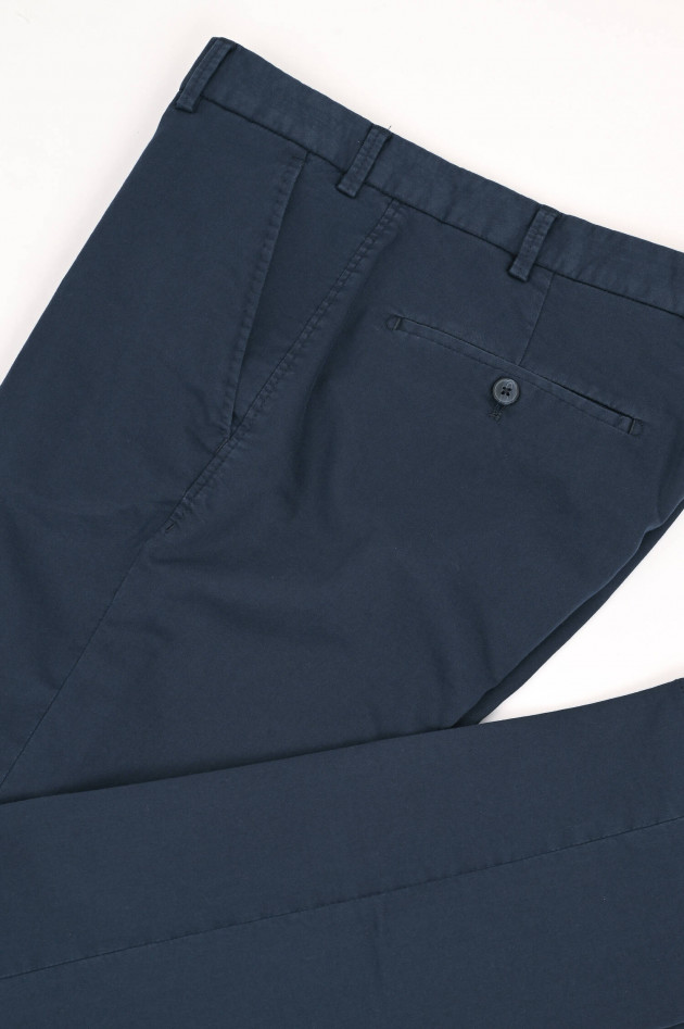 Hiltl Baumwollhose TOURIST in Night Blue