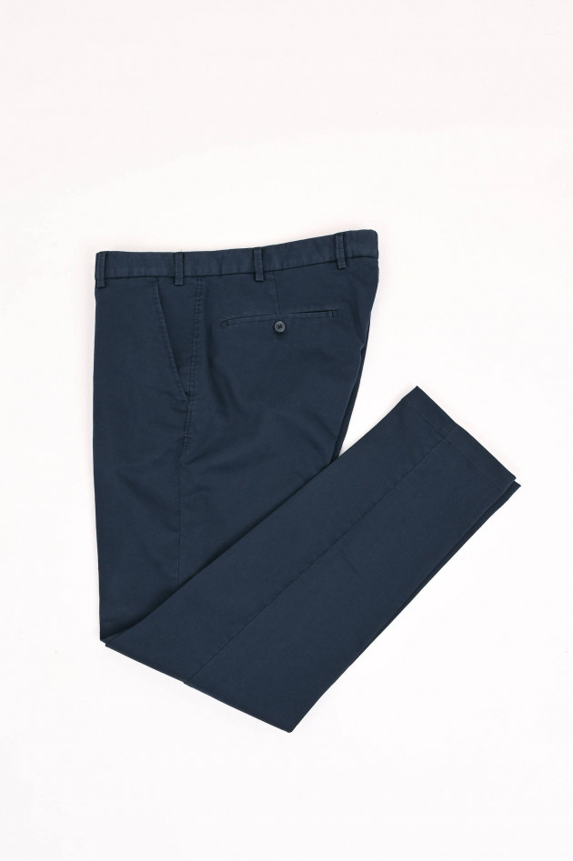 Hiltl Baumwollhose TOURIST in Night Blue
