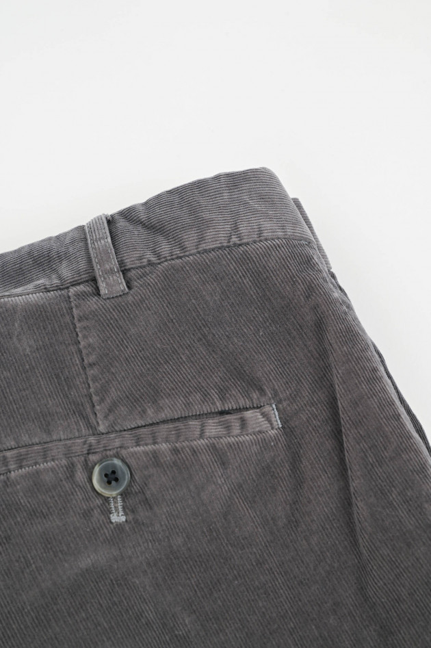 Hiltl Cord-Hose TARENT in Taupegrau