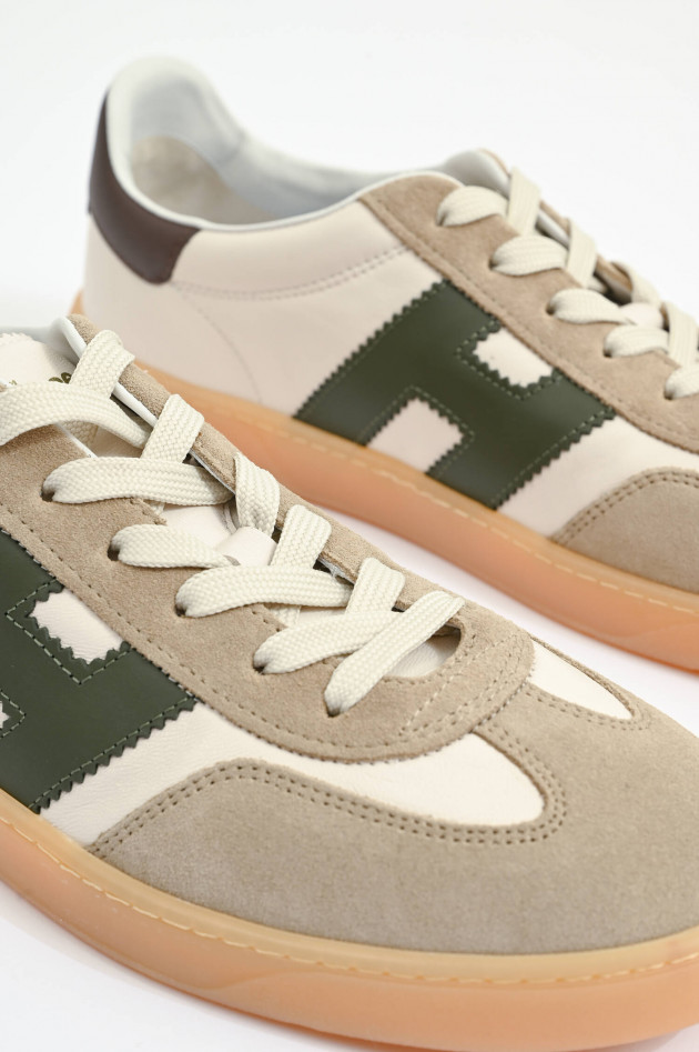 Hogan  Sneaker COOL ALLACCIATO in Weiß/Navy/Beige