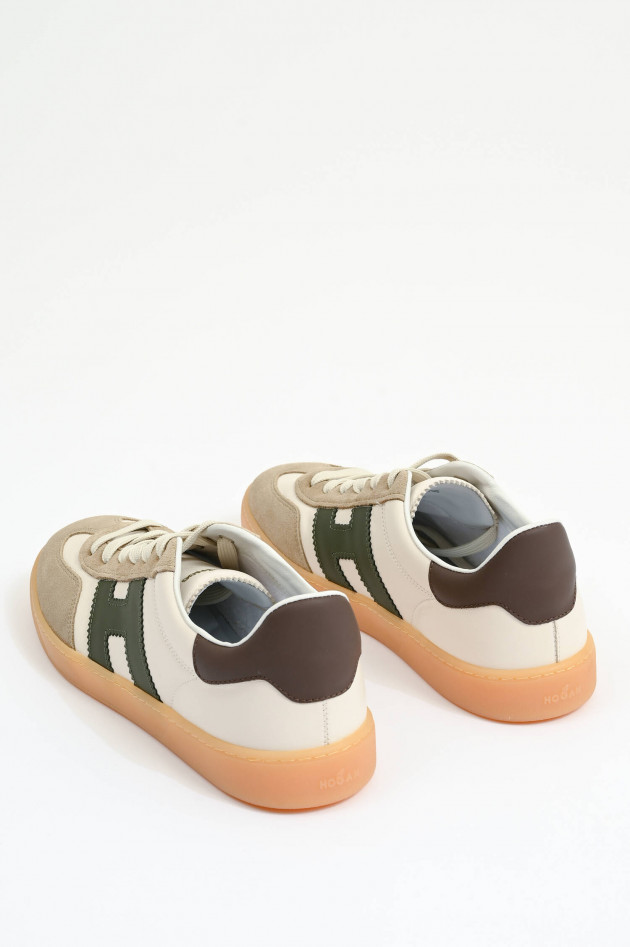 Hogan  Sneaker COOL ALLACCIATO in Weiß/Navy/Beige