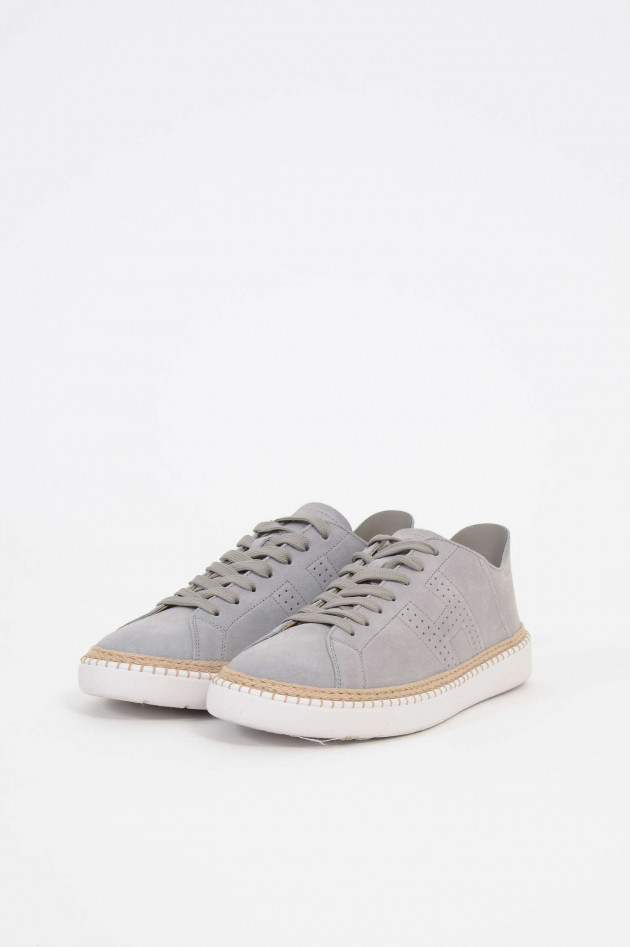 Hogan Sneakers aus Veloursleder in Grau