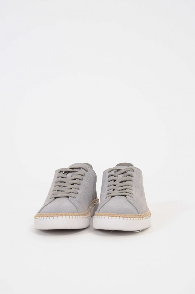 Hogan Sneakers aus Veloursleder in Grau