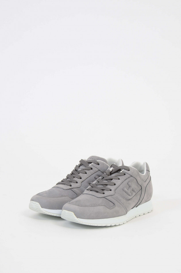 Hogan Sneakers aus Leder in Grau