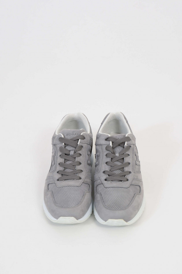 Hogan Sneakers aus Leder in Grau