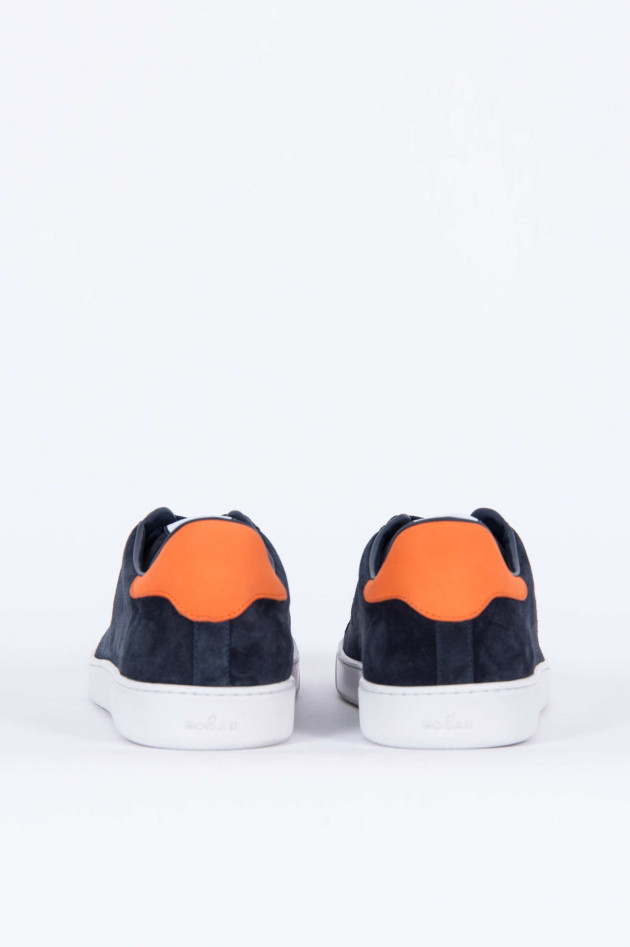 Hogan Sneaker CASSETTA in Dunkelblau/Orange