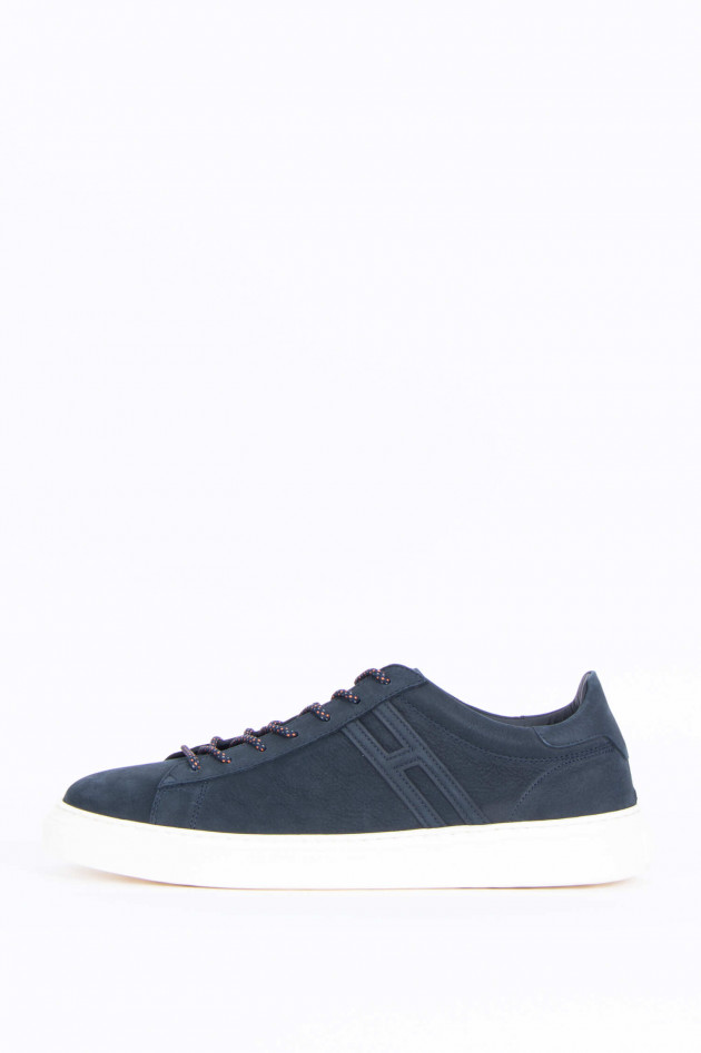 Hogan Sneaker H365 aus Nubukleder in Navy