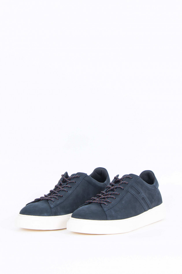 Hogan Sneaker H365 aus Nubukleder in Navy