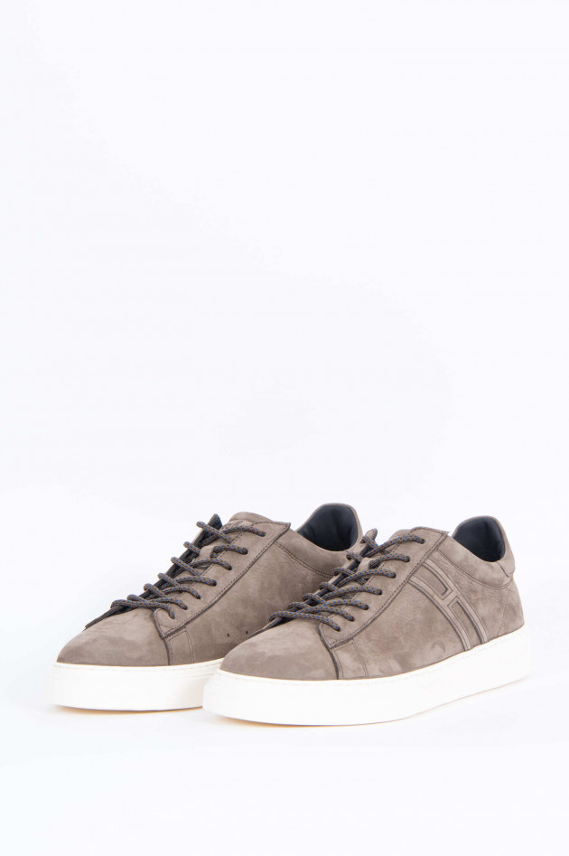 Hogan Sneaker H365 aus Nubukleder in Braun