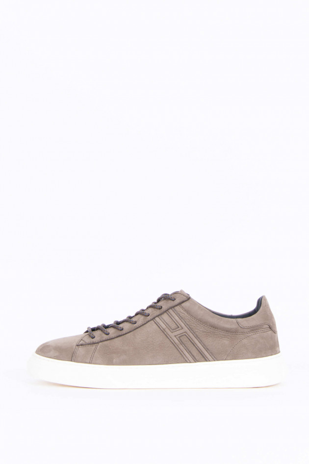 Hogan Sneaker H365 aus Nubukleder in Braun