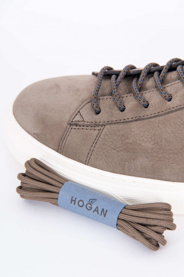 Hogan Sneaker H365 aus Nubukleder in Braun