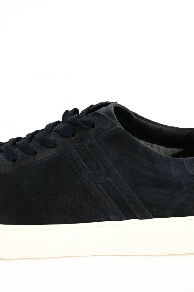 Hogan Sneaker CASETTA aus Wildleder in Navy