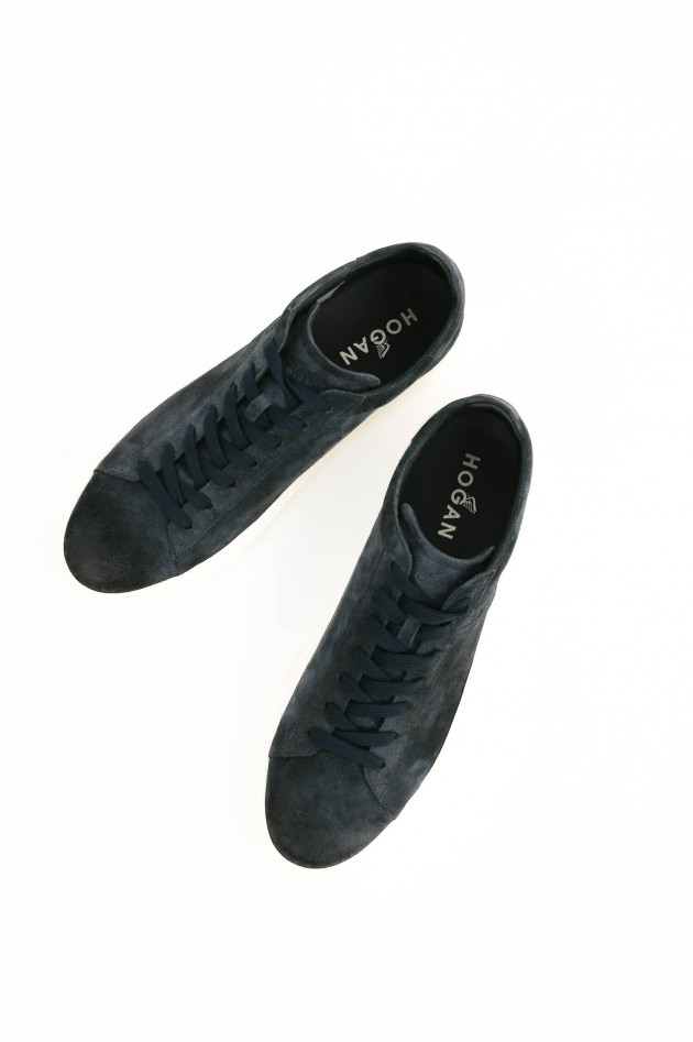 Hogan Sneaker CASETTA aus Wildleder in Navy