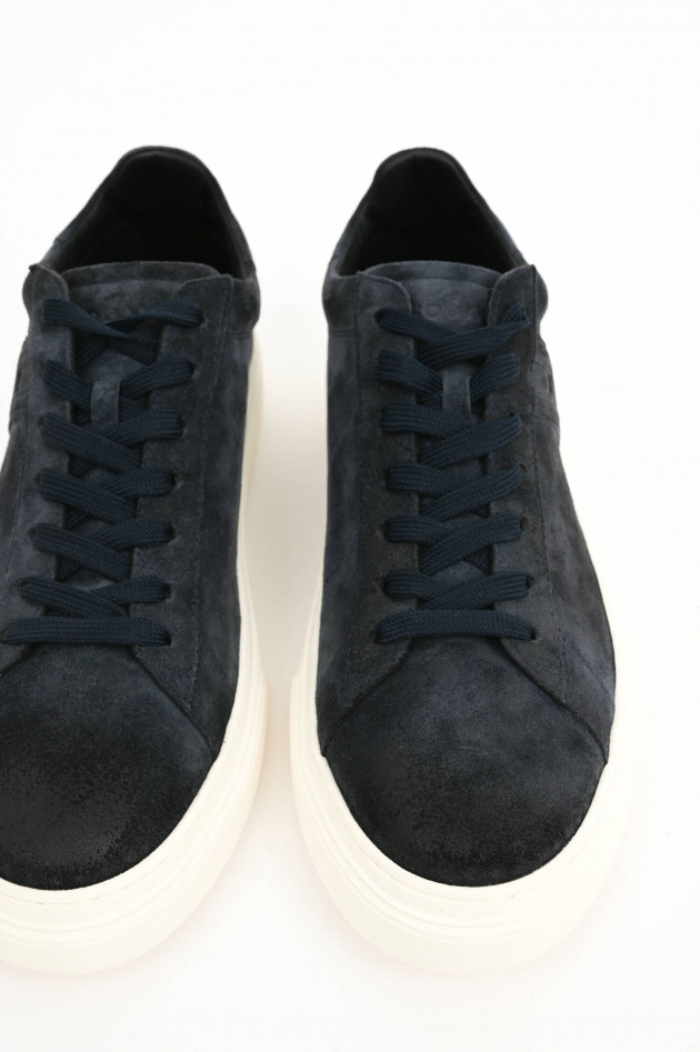 Hogan Sneaker CASETTA aus Wildleder in Navy