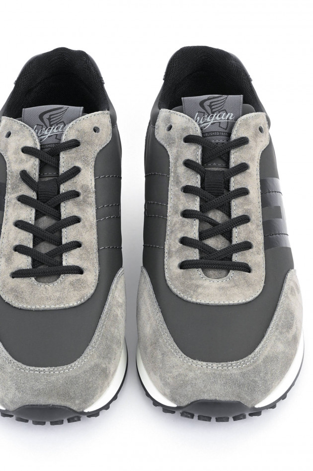 Hogan Sneaker H429 in Grau/Schwarz