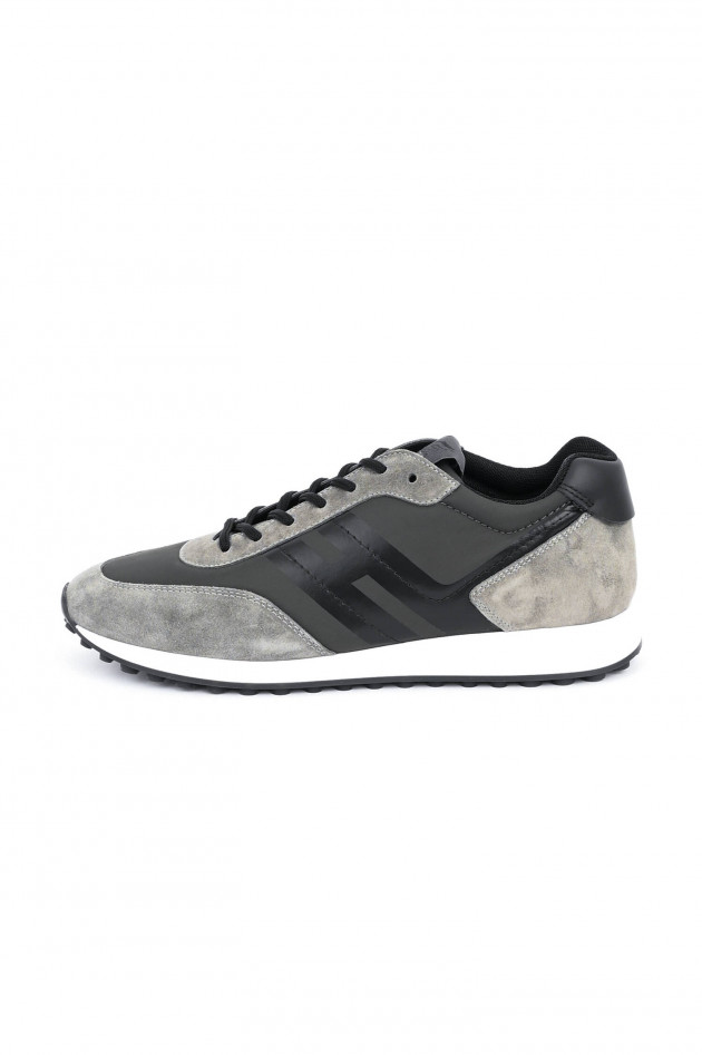 Hogan Sneaker H429 in Grau/Schwarz