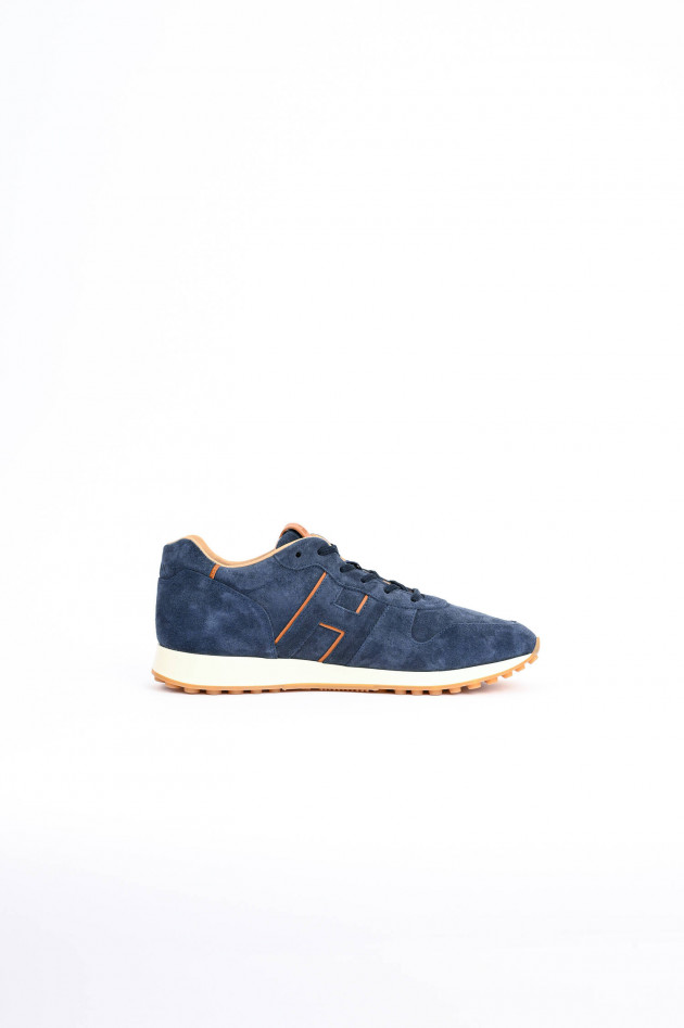 Hogan Sneaker H383 in Navy/Cognac